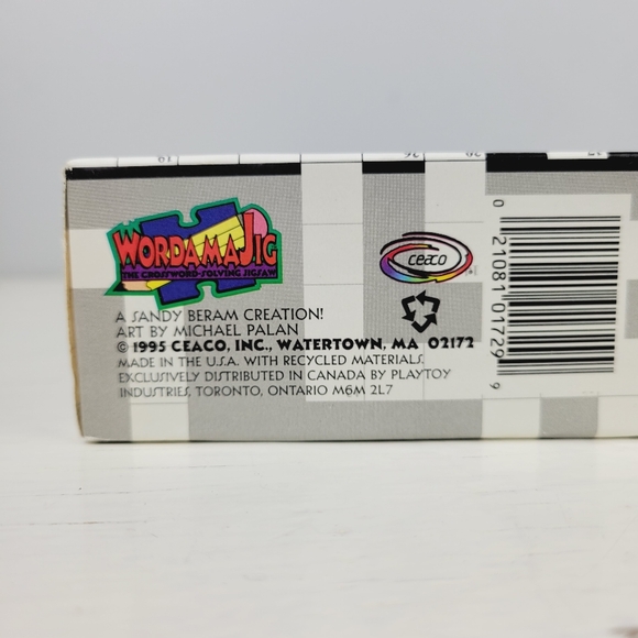 Wordamajig Jigsaw Puzzle, 200 pcs + 4 Crosswords Wild West NEW Sealed - Picture 9 of 10